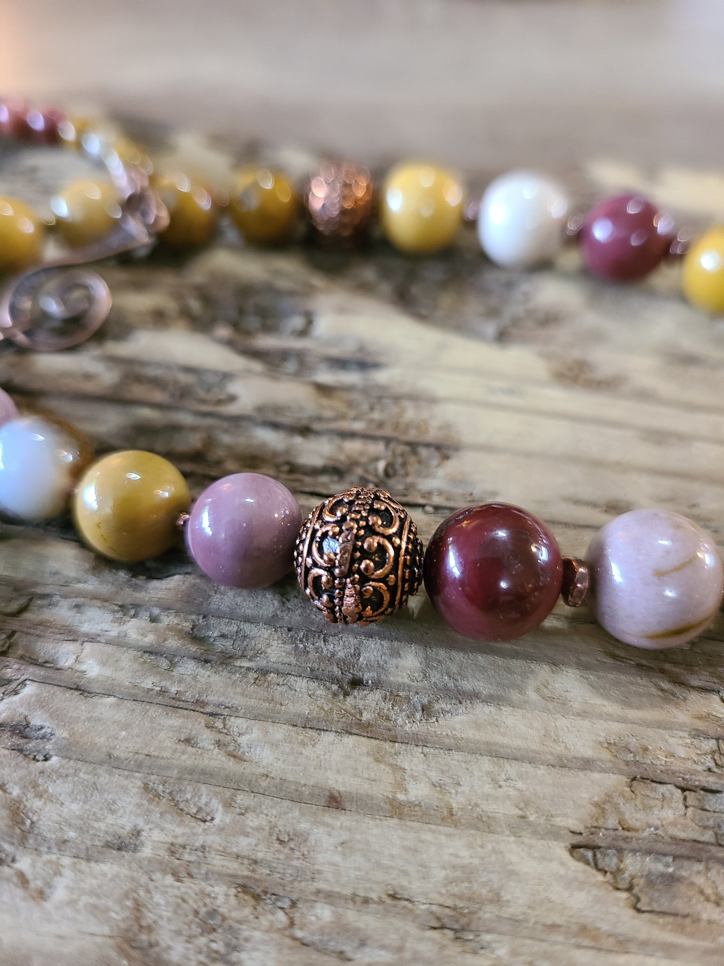 Mookaite & Coppertone Necklace JNMC102