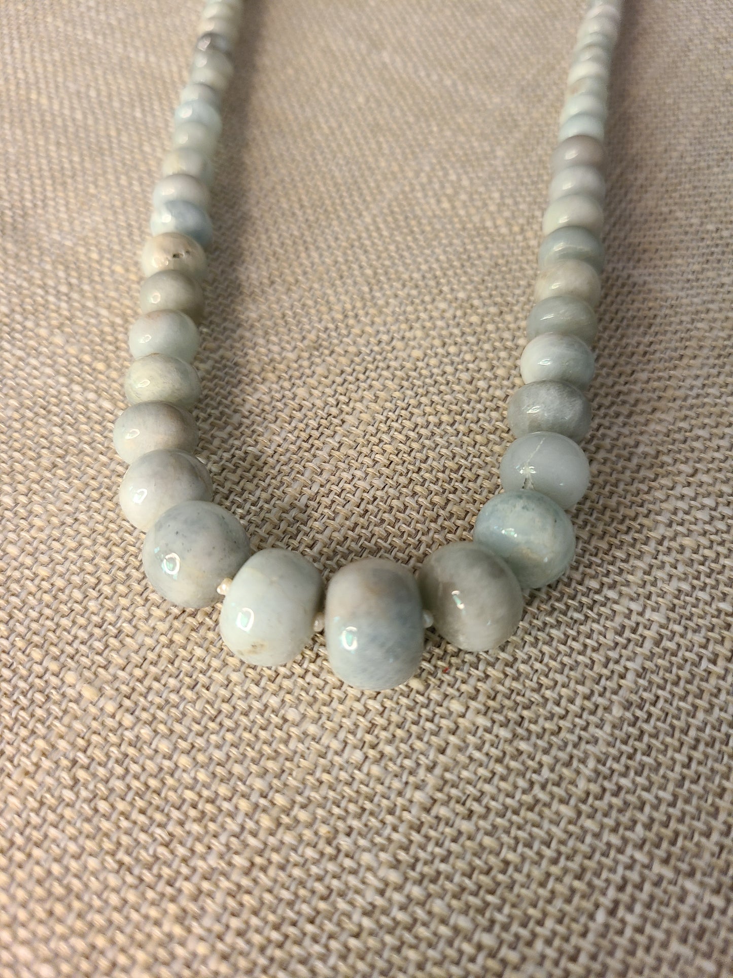 Aquamarine & Pearl Necklace - JNAPG101