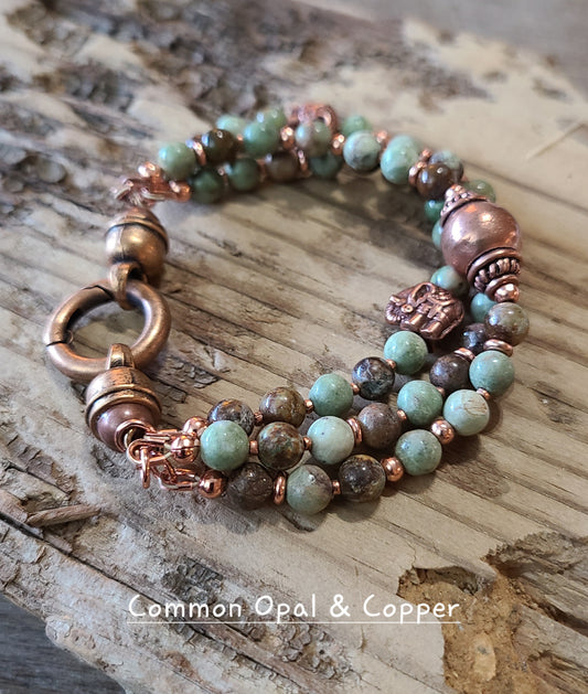 Common Opal &Coppertone Bracelet - JBOC101