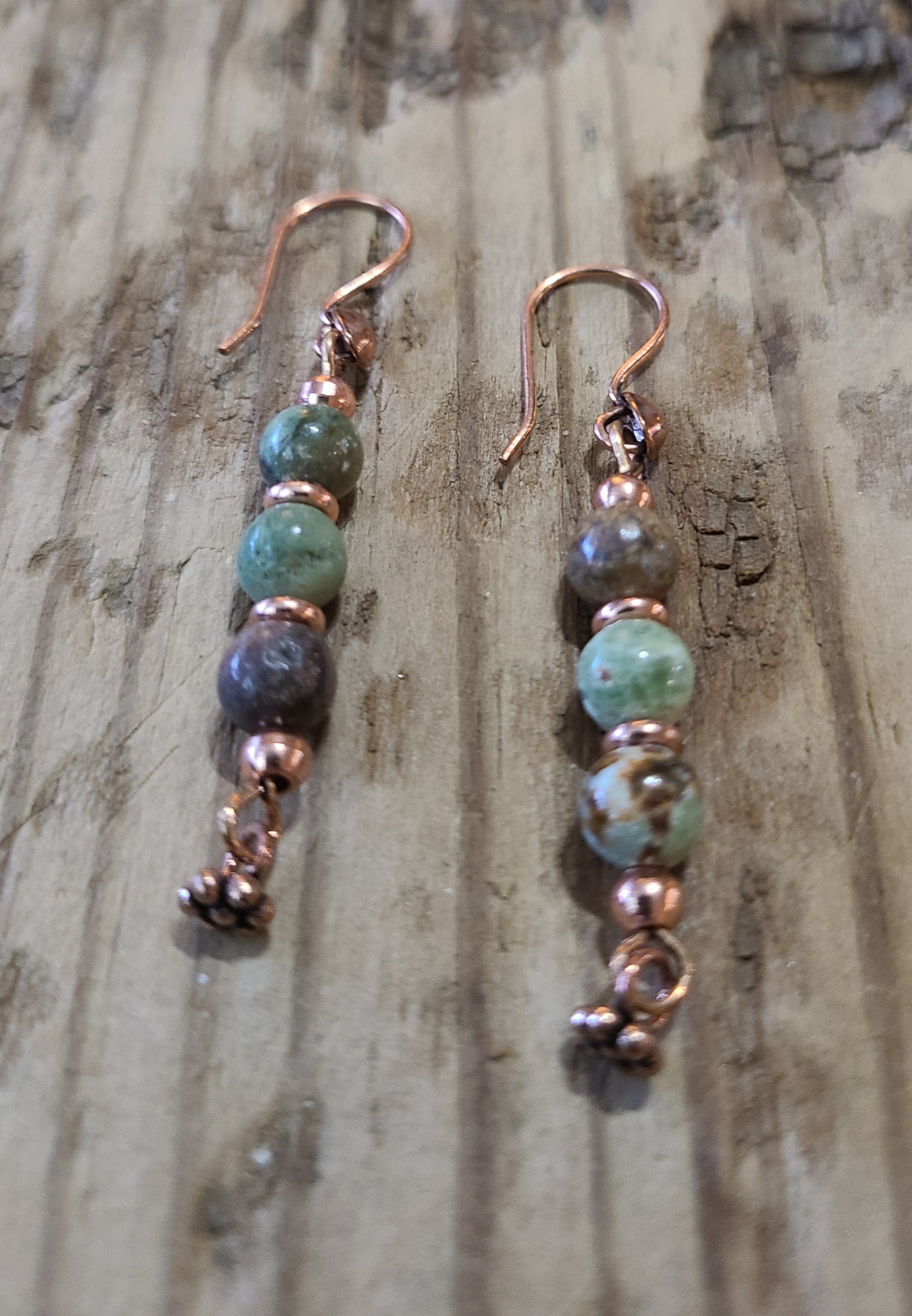 Common Opal & Coppertone Earrings - JEOC101