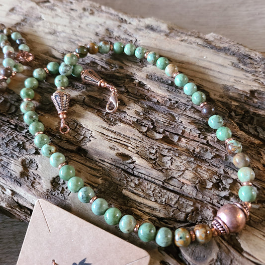 Common Opal & Coppertone Necklace - JNOC101